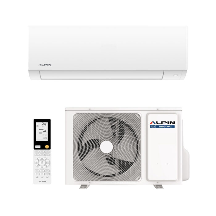 Хипернверторен стенен климатик Alpin HYPER MAX ASW-25HENI/ASW-25HENO, 9000 BTU, A+++ - Image 3