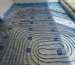 blue tubes installed on the floor