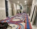 red and blue tubes on the floor