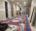 red and blue tubes on the floor